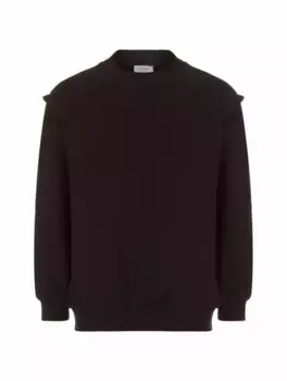 Хлопковый свитшот-трансформер Off-White, черный