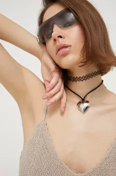 Хлопковый топ Abercrombie & Fitch, коричневый