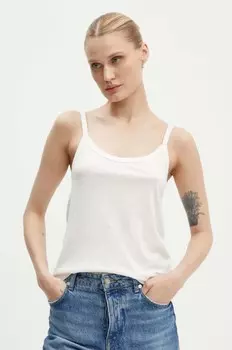 Хлопковый топ American Vintage, бежевый