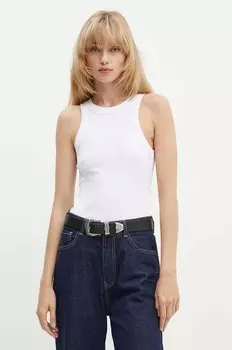 Хлопковый топ Ba&Sh, белый