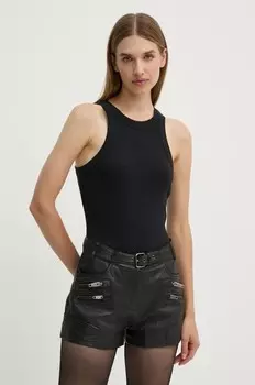 Хлопковый топ Ba&Sh, черный