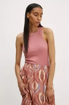 Хлопковый топ Ba&Sh, розовый