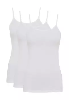 Хлопковый топ Basics Катя, 3 шт., женский Triumph, белый
