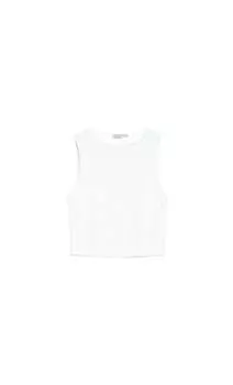 Хлопковый топ без рукавов Stradivarius