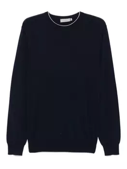 Хлопковый топ Canali, синий