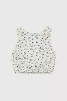 Хлопковый топ для мальчиков United Colors of Benetton, бежевый