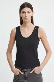 Хлопковый топ G-Star Raw, черный