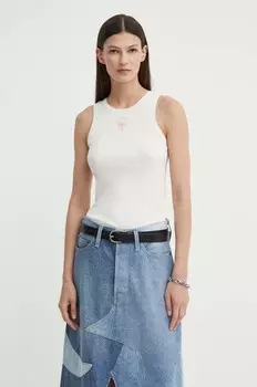 Хлопковый топ G-Star Raw, серый