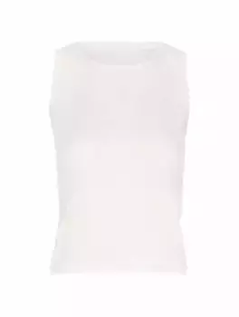 Хлопковый топ Helmut Lang, белый