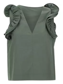 Хлопковый топ kaos, зеленый