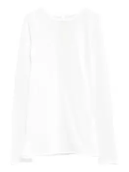 Хлопковый топ Lauren Manoogian, белый