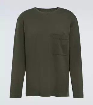 Хлопковый топ Lemaire, зеленый