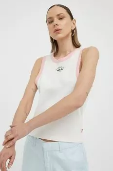 Хлопковый топ Levi's, белый