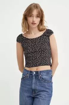 Хлопковый топ Levi's, черный