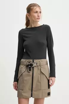 Хлопковый топ Levi's с длинными рукавами, черный