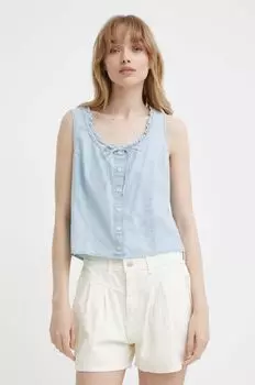 Хлопковый топ Levi's, синий