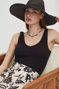 Хлопковый топ Medicine, черный