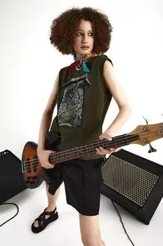 Хлопковый топ Medicine, зеленый