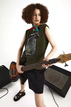 Хлопковый топ Medicine, зеленый