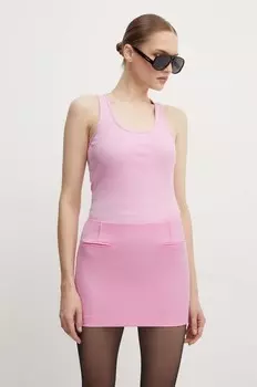 Хлопковый топ Patrizia Pepe, розовый