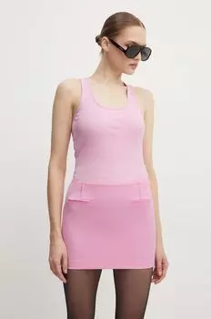 Хлопковый топ Patrizia Pepe, розовый