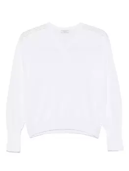 Хлопковый топ Peserico, белый