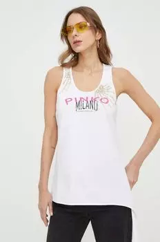 Хлопковый топ Pinko, белый
