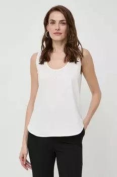 Хлопковый топ Pinko, бежевый