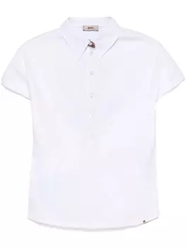 Хлопковый топ-поло Herno, белый