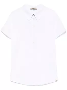 Хлопковый топ-поло Herno, белый