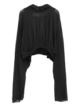 Хлопковый топ Rick Owens, черный