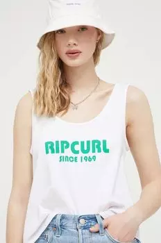 Хлопковый топ Rip Curl, белый