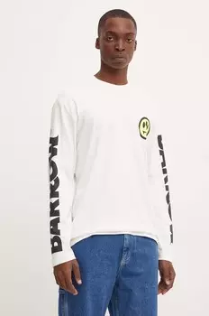 Хлопковый топ с длинными рукавами Barrow, бежевый