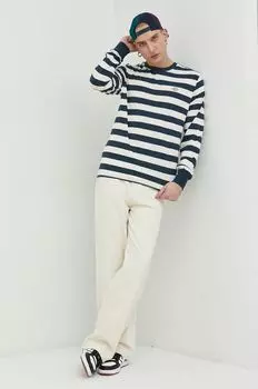 Хлопковый топ с длинными рукавами Dickies, темно-синий