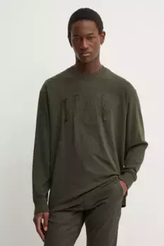 Хлопковый топ с длинными рукавами Levi's, зеленый