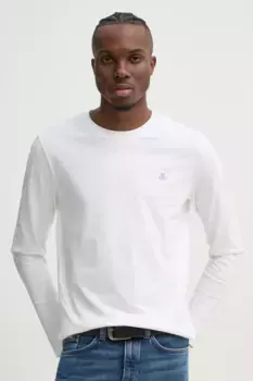 Хлопковый топ с длинными рукавами Marc O'Polo, белый