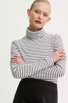 Хлопковый топ с длинными рукавами Marc O'Polo, белый