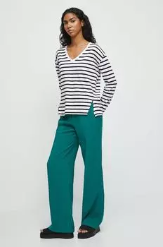 Хлопковый топ с длинными рукавами Medicine, белый