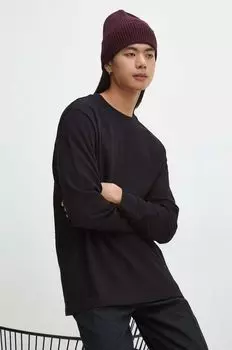 Хлопковый топ с длинными рукавами Medicine, черный