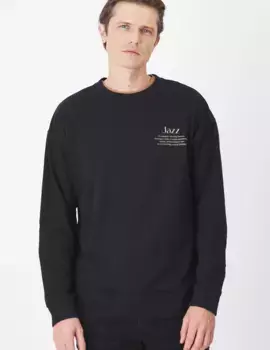 Хлопковый топ с длинными рукавами Medicine, черный