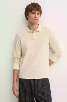 Хлопковый топ с длинными рукавами NEW OLIVER GD LS Pepe Jeans, бежевый