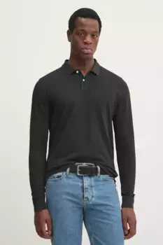Хлопковый топ с длинными рукавами NEW OLIVER GD LS Pepe Jeans, черный