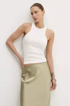 Хлопковый топ Samsoe Samsoe, белый