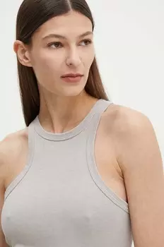 Хлопковый топ Samsoe Samsoe, бежевый