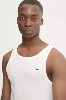 Хлопковый топ Tommy Jeans, бежевый