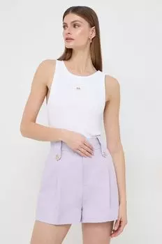 Хлопковый топ Twinset, белый