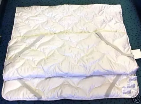 Хлопковый топпер, наматрасник, постельный топпер, гигиенический топпер, 100% хлопок, 90х200 см, устойчив к кипячению GARANTA