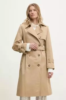 Хлопковый тренч Answear.Lab, бежевый