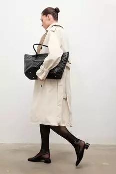 Хлопковый тренч Answear.Lab, бежевый