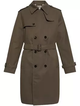 Хлопковый тренчкот Burberry, коричневый
